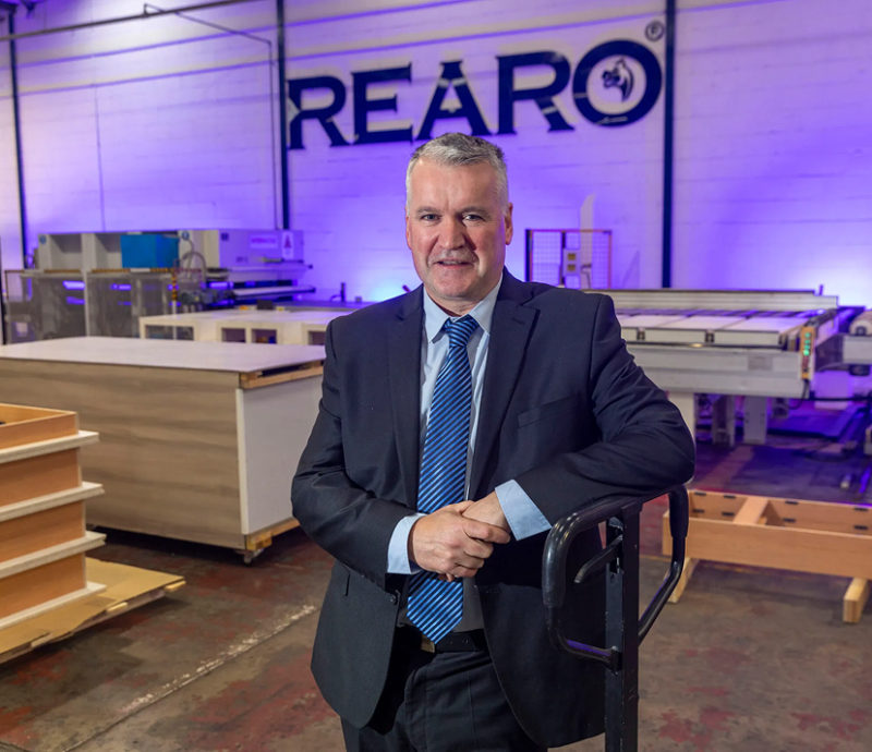 Graham Mercer MD in Rearo Glasgow factory