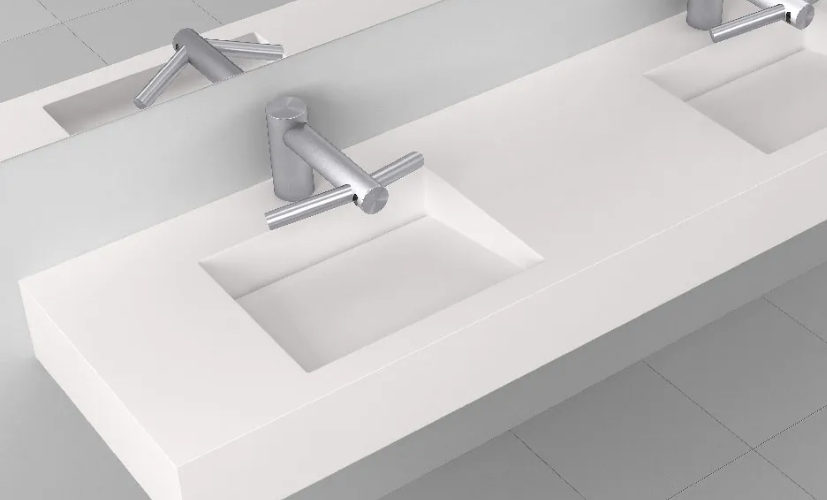 Corian wash troughs