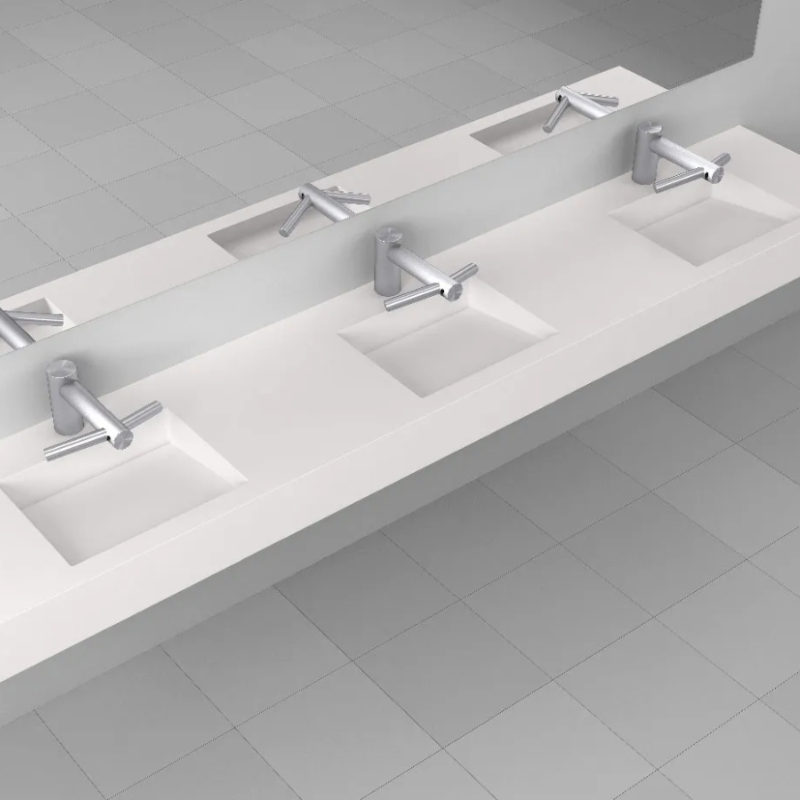 Repairable solid surface