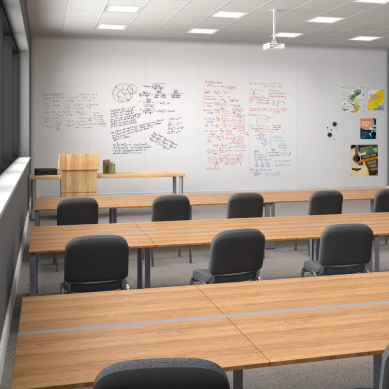 Engaging co working surface