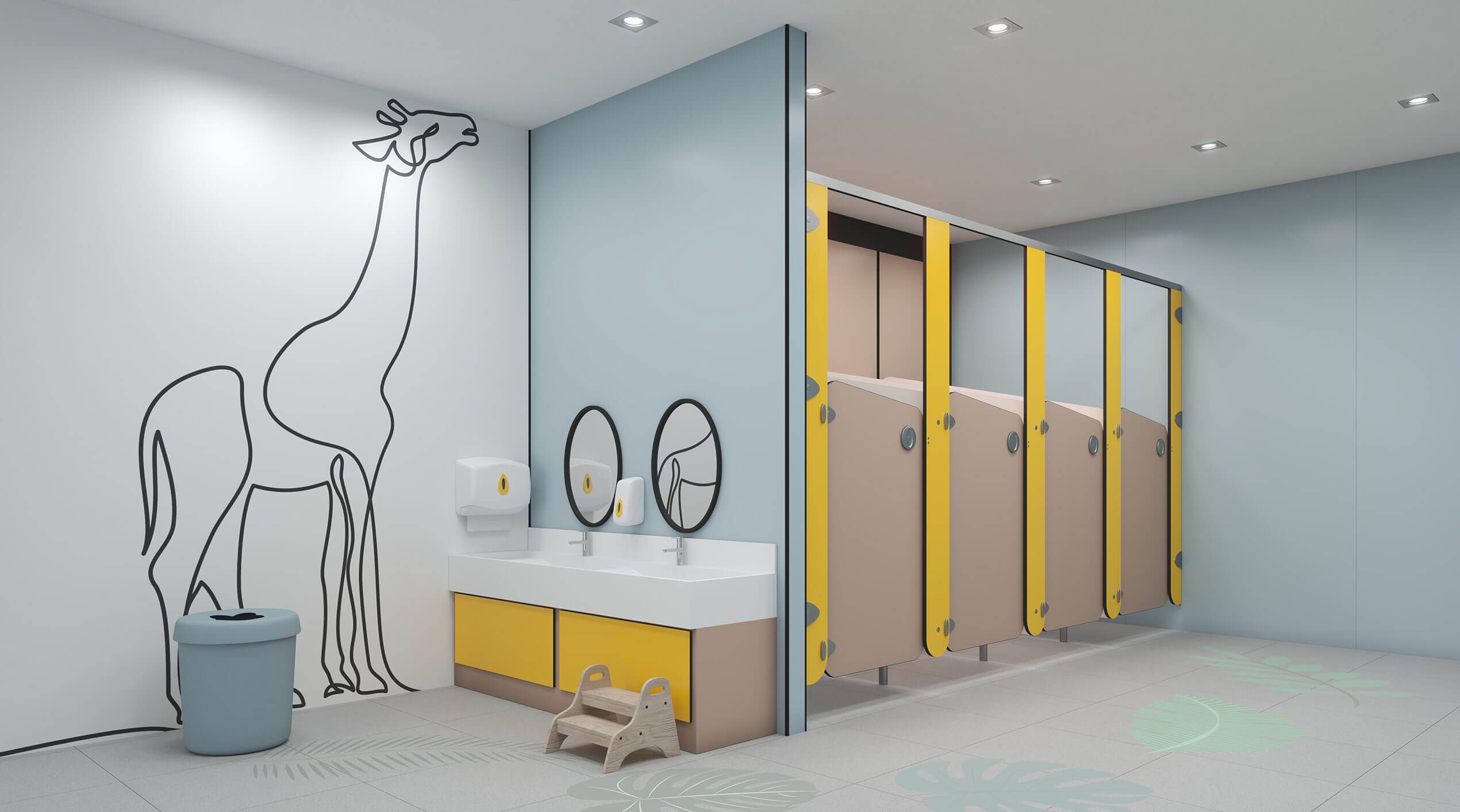 Toilet Cubicles for Healthcare and Education