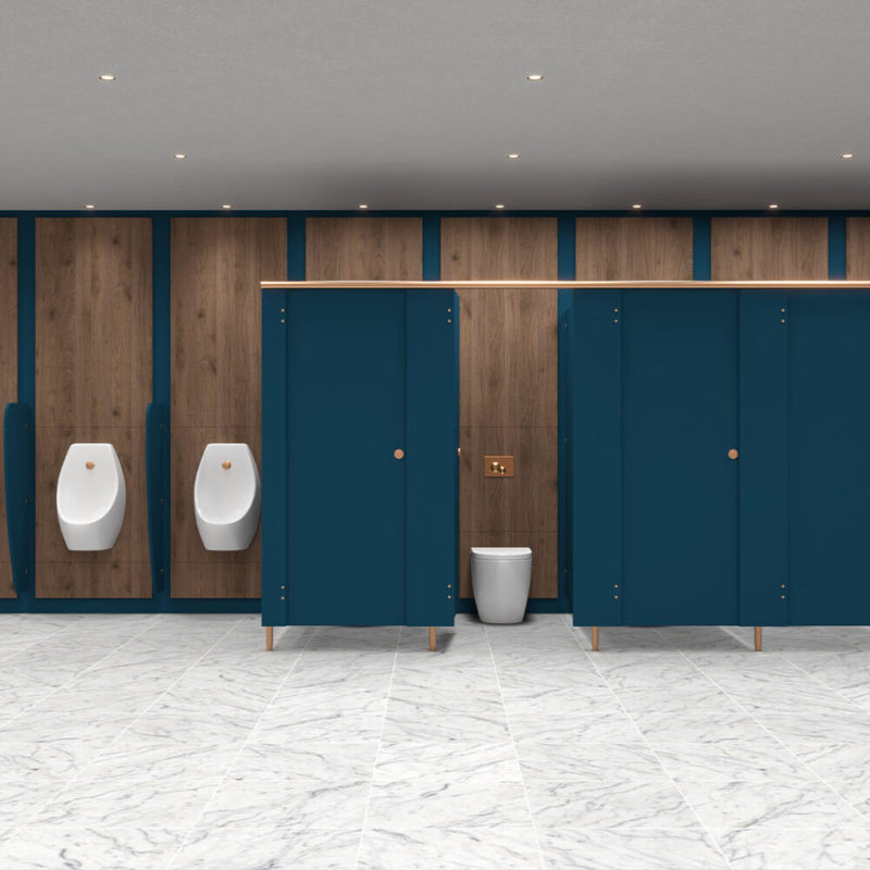 enhance custom fit washroom cubicles
