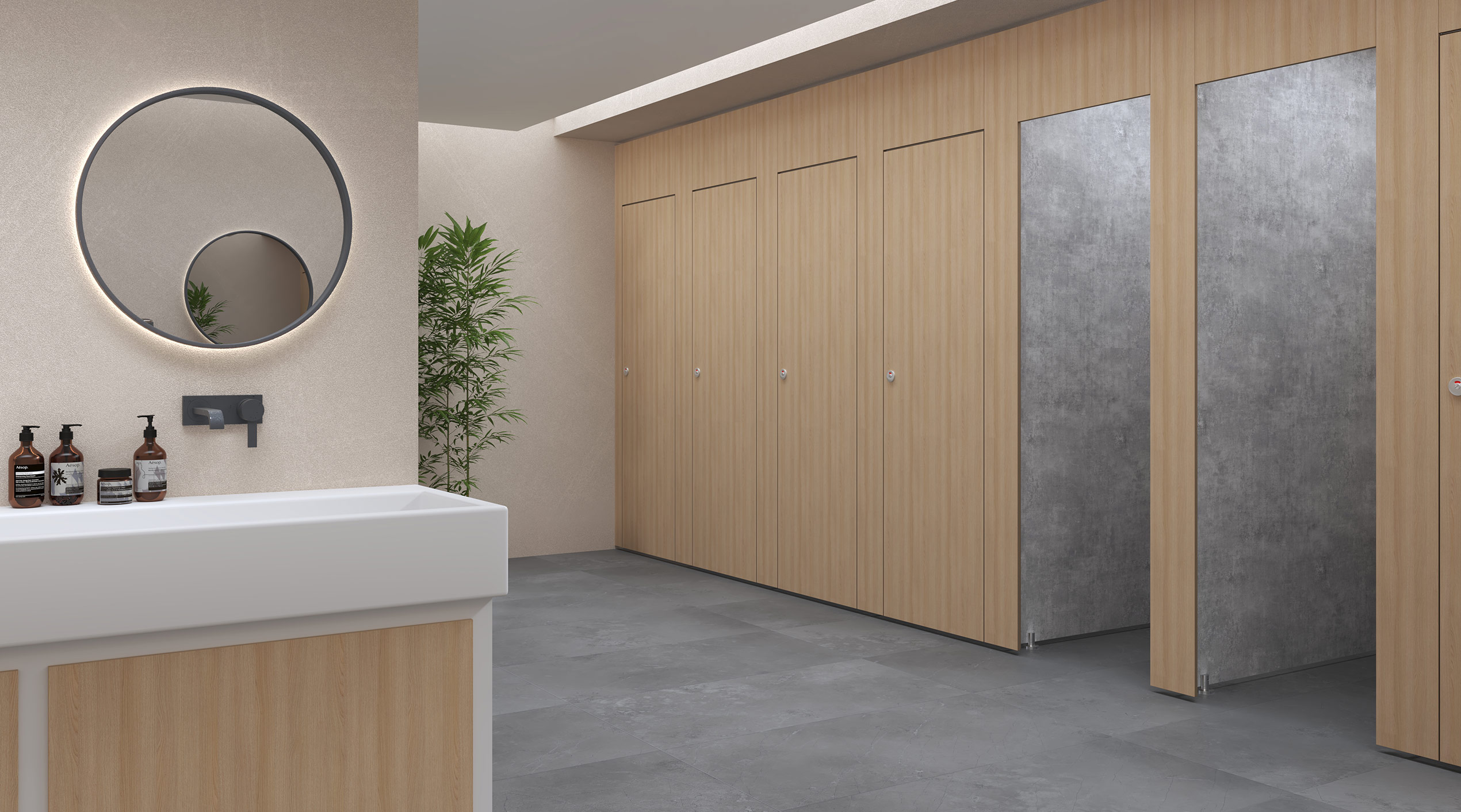 toilet cubicles for retail hospitality leisure