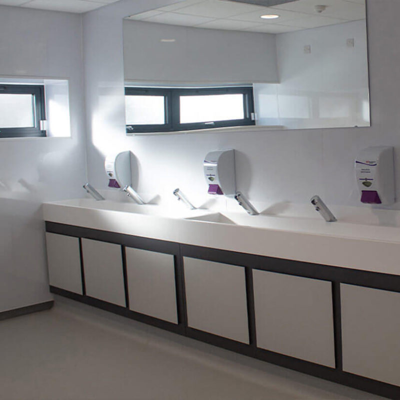 water resistant vanity units
