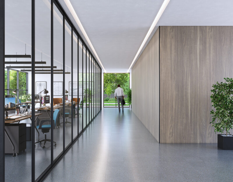 Buhne Board Wall Lining System Office environment